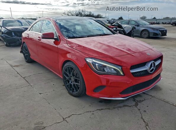 WDDSJ4EB7JN589906 2018 MERCEDES-BENZ CLA-CLASS Red 
