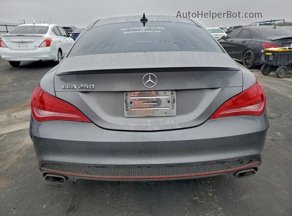 WDDSJ4EB8GN361597 2016 MERCEDES-BENZ CLA-CLASS Charcoal Widok z tyłu