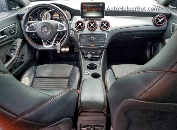 WDDSJ4EB8GN361597 2016 MERCEDES-BENZ CLA-CLASS Charcoal Widok deski rozdzielczej