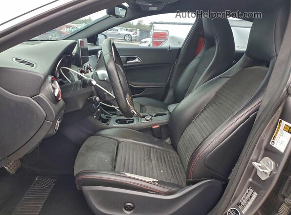 WDDSJ4EB8GN361597 2016 MERCEDES-BENZ CLA-CLASS Charcoal Widok wnętrza z przodu