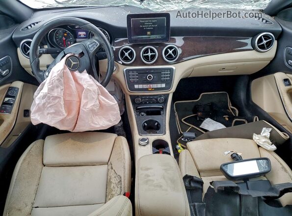 WDDSJ4EB9JN571200 2018 MERCEDES-BENZ CLA-CLASS White Dashboard view