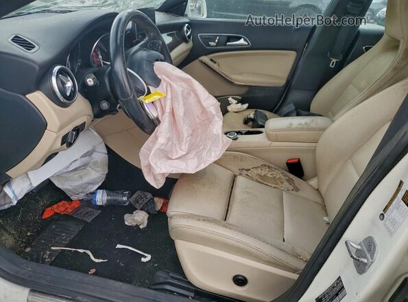 WDDSJ4EB9JN571200 2018 MERCEDES-BENZ CLA-CLASS White Front interior view