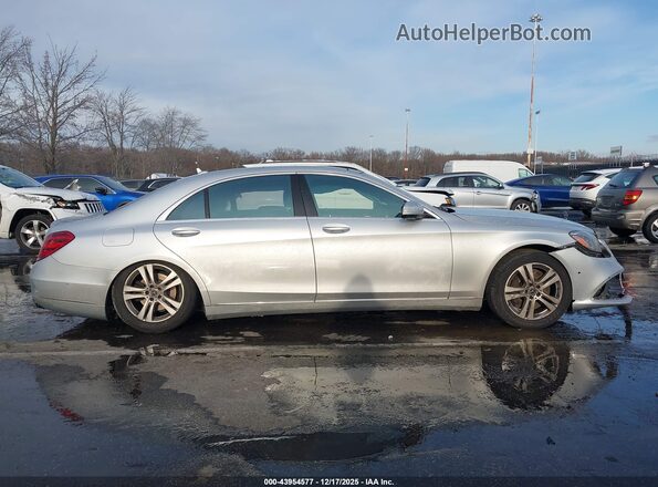 WDDUG6EB5JA348792 2018 MERCEDES-BENZ S-CLASS Silver Vista interior trasera