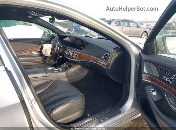 WDDUG6EB5JA348792 2018 MERCEDES-BENZ S-CLASS Silver Vista interior delantera