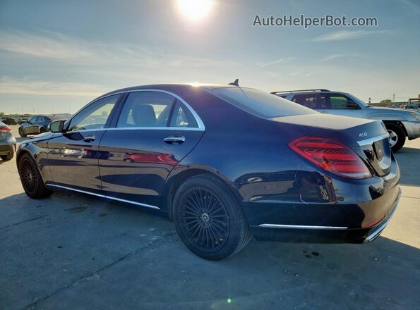 WDDUG6EB9JA349167 2018 MERCEDES-BENZ S Синий Задняя левая четверть