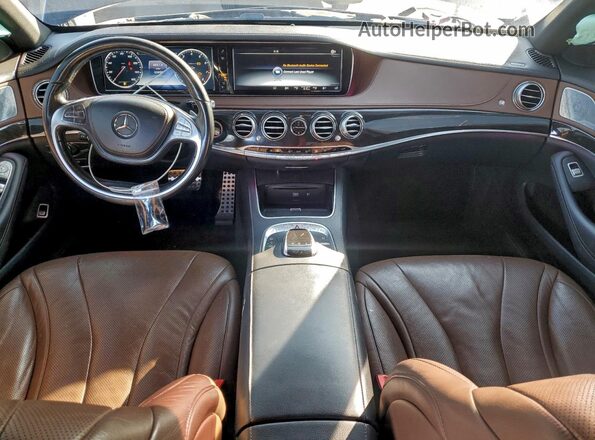WDDUG8CB0HA310752 2017 MERCEDES-BENZ S Black Dashboard view