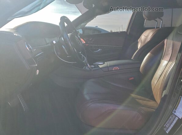 WDDUG8CB0HA310752 2017 MERCEDES-BENZ S Black Front interior view