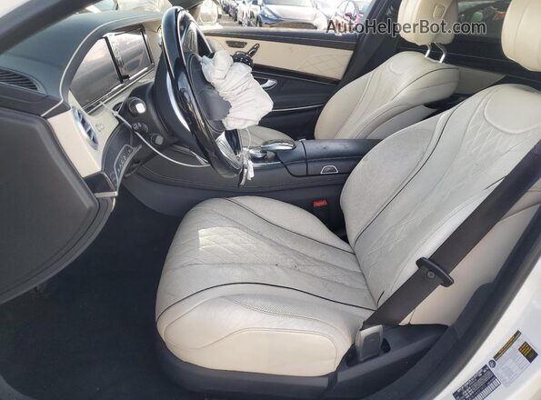 WDDUG8CB1HA291872 2017 MERCEDES-BENZ S White Front interior view