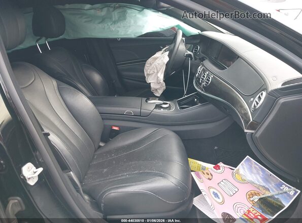 WDDUG8CB2GA220050 2016 MERCEDES-BENZ S-CLASS Black Front interior view