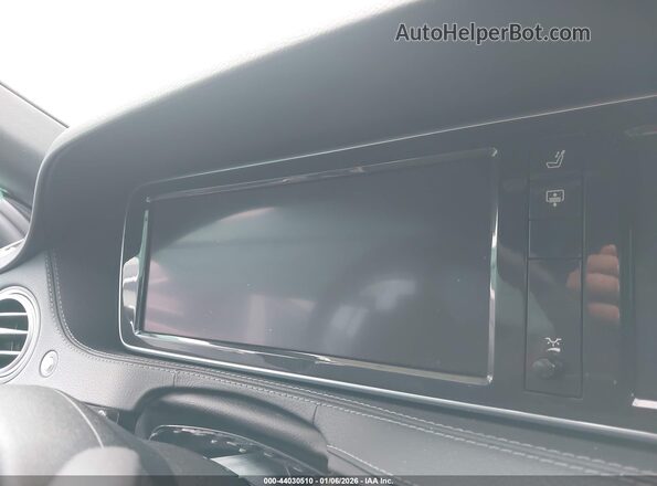 WDDUG8CB2GA220050 2016 MERCEDES-BENZ S-CLASS Black Rear seats view