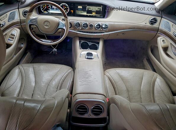 WDDUG8CB3GA214239 2016 MERCEDES-BENZ S Gray Dashboard view