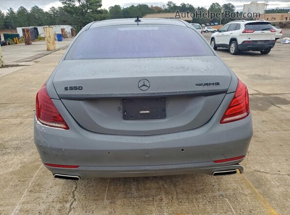 WDDUG8CB3GA214239 2016 MERCEDES-BENZ S Gray Rear view