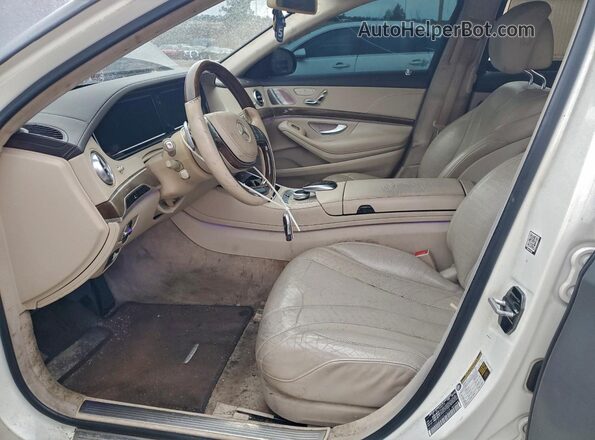 WDDUG8CB3GA214239 2016 MERCEDES-BENZ S Gray Front interior view