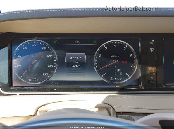 WDDUG8CB4HA321981 2017 MERCEDES-BENZ S-CLASS White უკანა სავარძლების ხედი