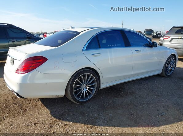 WDDUG8CB4HA321981 2017 MERCEDES-BENZ S-CLASS White უკანა მარჯვენა