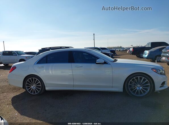 WDDUG8CB4HA321981 2017 MERCEDES-BENZ S-CLASS White უკანა სალონის ხედი