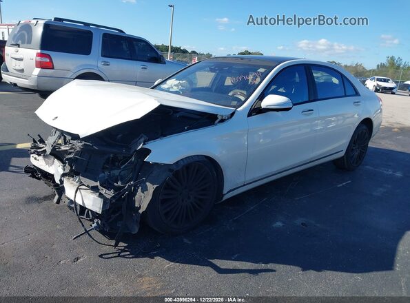 WDDUG8CB6GA212548 2016 MERCEDES-BENZ S-CLASS White წინა მარცხენა ხედი სამი მეოთხედიდან