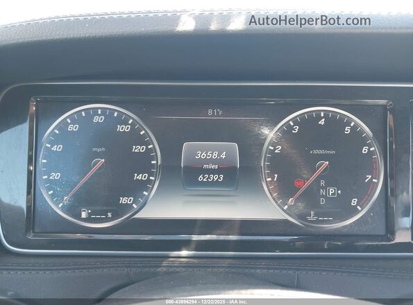 WDDUG8CB6GA212548 2016 MERCEDES-BENZ S-CLASS White უკანა სავარძლების ხედი
