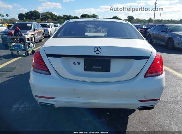 WDDUG8CB6GA212548 2016 MERCEDES-BENZ S-CLASS White 