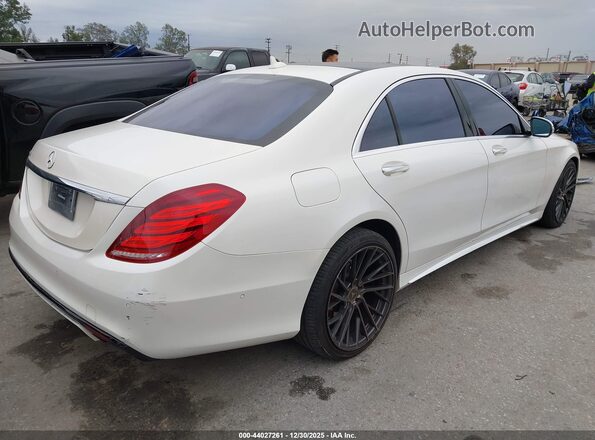 WDDUG8CB8GA214690 2016 MERCEDES-BENZ S-CLASS White Trasero derecho