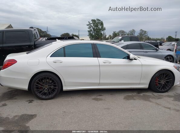 WDDUG8CB8GA214690 2016 MERCEDES-BENZ S-CLASS White Vista interior trasera