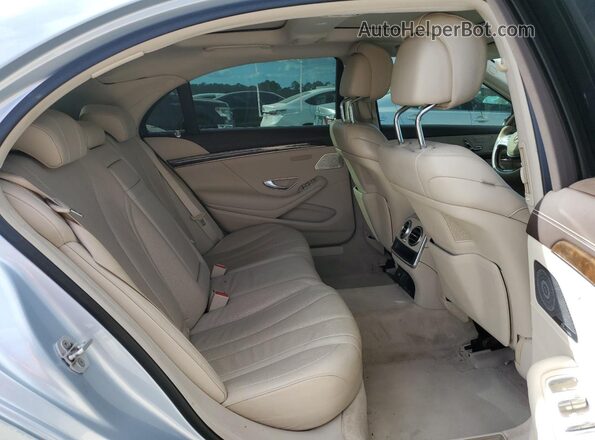 WDDUG8CB8HA289682 2017 MERCEDES-BENZ S Silver Widok tylnych siedzeń