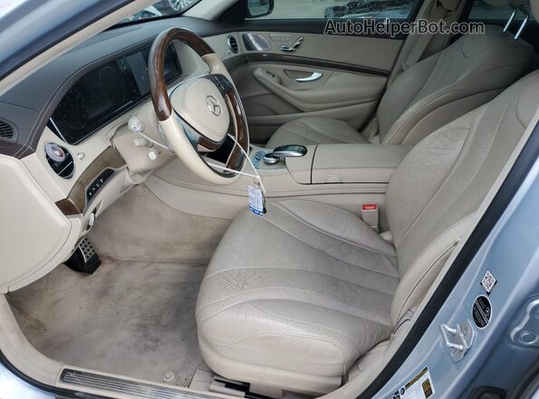 WDDUG8CB8HA289682 2017 MERCEDES-BENZ S Silver Widok wnętrza z przodu