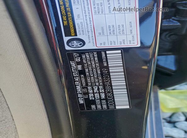 WDDUG8CB8HA323149 2017 MERCEDES-BENZ S Black 