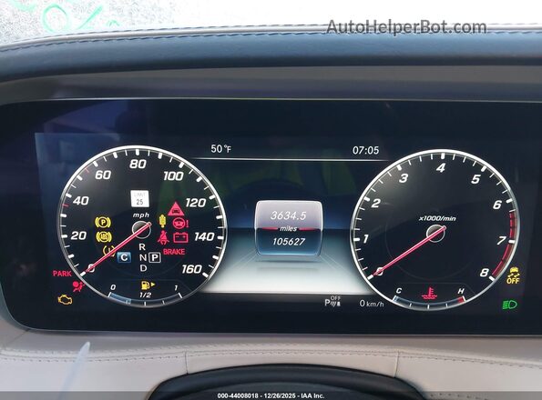 WDDUG8DB0JA418261 2018 MERCEDES-BENZ S-CLASS Black 