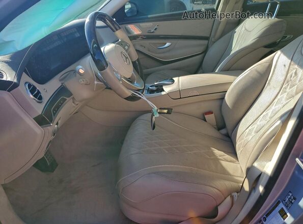 WDDUG8DB2KA492122 2019 MERCEDES-BENZ S Blue Front interior view