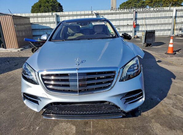 WDDUG8DB2KA492122 2019 MERCEDES-BENZ S Blue Front view