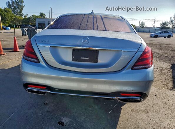 WDDUG8DB2KA492122 2019 MERCEDES-BENZ S Blue Rear view