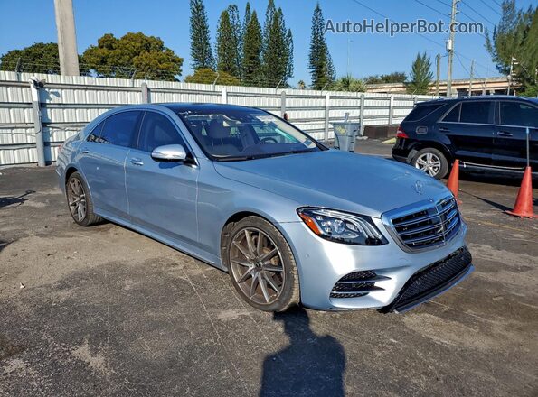 WDDUG8DB2KA492122 2019 MERCEDES-BENZ S Blue Front right