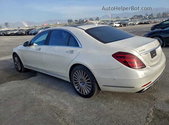 WDDUG8DB8JA409100 2018 MERCEDES-BENZ S White 