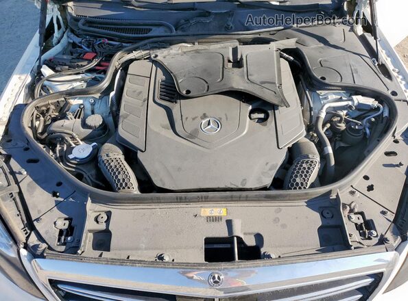 WDDUG8DB8KA437495 2019 MERCEDES-BENZ S White Widok wnętrza z tyłu