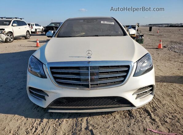 WDDUG8DB8KA437495 2019 MERCEDES-BENZ S White Widok z przodu