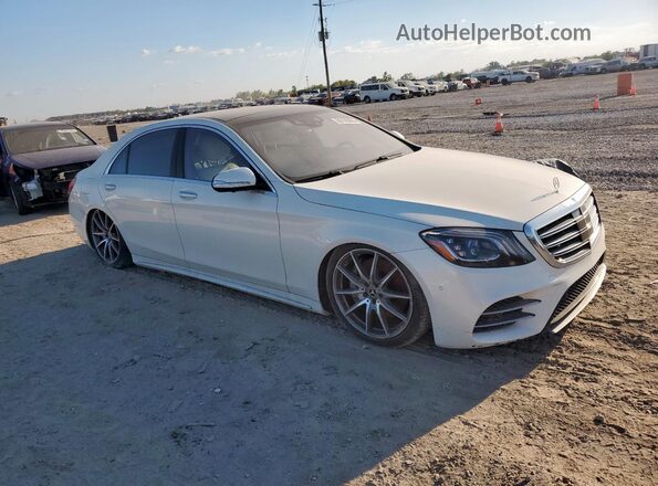 WDDUG8DB8KA437495 2019 MERCEDES-BENZ S White Przód prawy