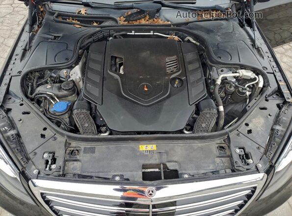 WDDUG8DBXKA449678 2019 MERCEDES-BENZ S Black Вид задньої частини салону