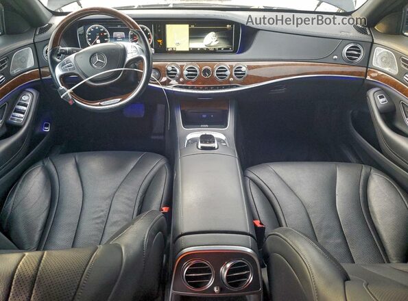 WDDUG8FB0GA215280 2016 MERCEDES-BENZ S Black წინა პანელის ხედი