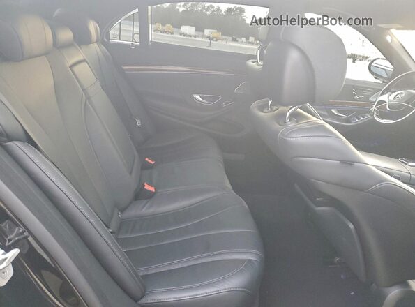 WDDUG8FB0GA215280 2016 MERCEDES-BENZ S Black უკანა სავარძლების ხედი