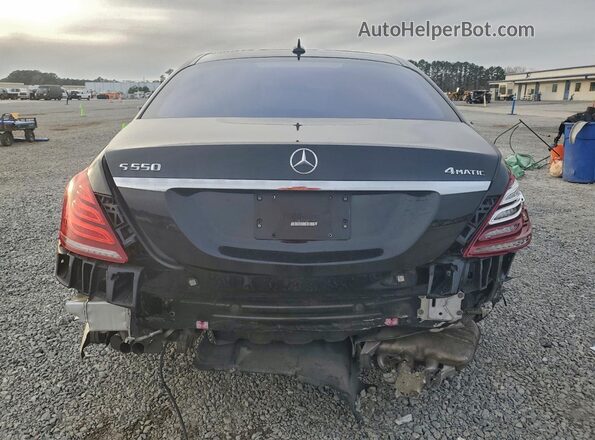 WDDUG8FB0GA215280 2016 MERCEDES-BENZ S Black უკანა ხედი