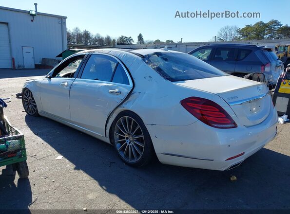 WDDUG8FB4GA204900 2016 MERCEDES-BENZ S-CLASS White Rear left