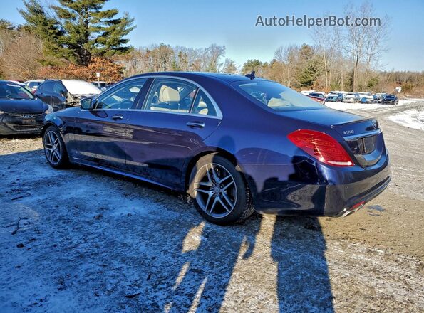 WDDUG8FB6GA234643 2016 MERCEDES-BENZ S Blue Tył lewy