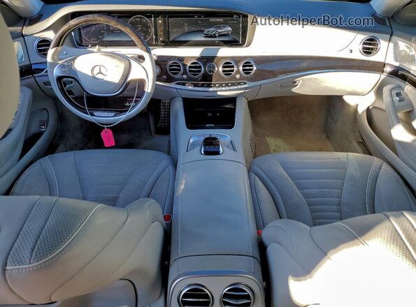 WDDUG8FB6GA234643 2016 MERCEDES-BENZ S Blue Widok deski rozdzielczej