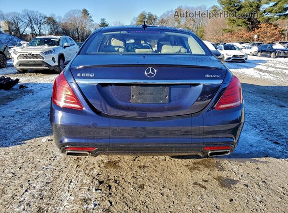 WDDUG8FB6GA234643 2016 MERCEDES-BENZ S Blue Widok z tyłu