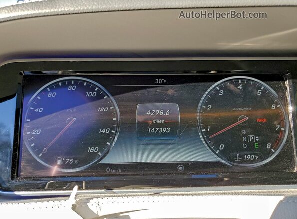 WDDUG8FB6GA234643 2016 MERCEDES-BENZ S Blue Widok zestawu wskaźników