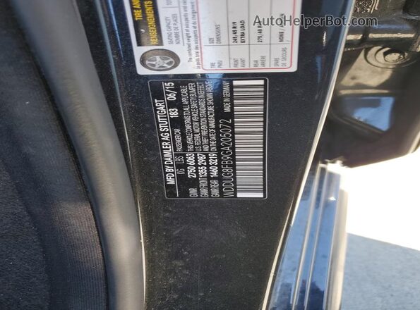 WDDUG8FB9GA205072 2016 MERCEDES-BENZ S Gray ძრავის განყოფილების ხედი