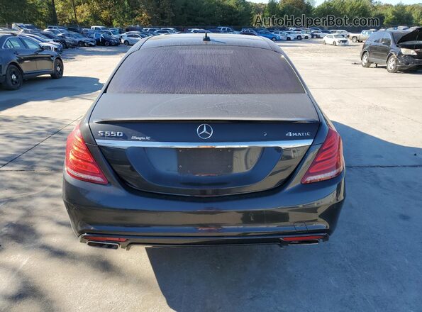 WDDUG8FB9GA205072 2016 MERCEDES-BENZ S Gray უკანა ხედი