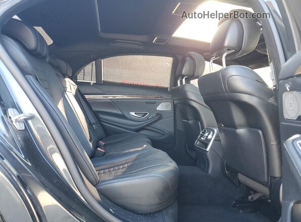 WDDUG8FB9GA205072 2016 MERCEDES-BENZ S Gray უკანა სავარძლების ხედი