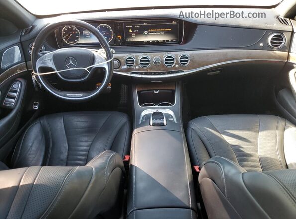 WDDUG8FB9GA205072 2016 MERCEDES-BENZ S Gray წინა პანელის ხედი